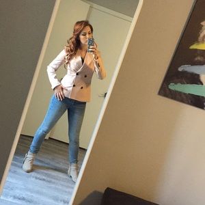 Zara blush blazer NWT never worn